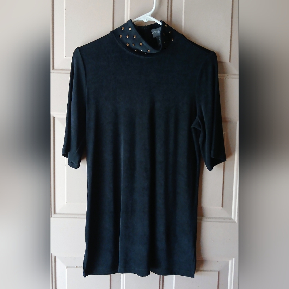 Chico's Elegant Navy Blouse
